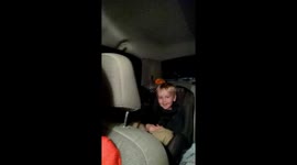 Toddler swears trying to say