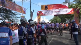 98 International Athletes Join  Tour de Singkarak Bycycle Race