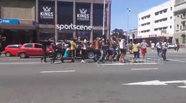Wild celebrations in South Africa after Rugby World Cup victory
