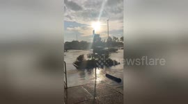 Unusual hail dust hit parts of Los Angeles and Orange County