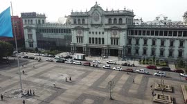 Aerial View of Main Government Building in Guatemala City