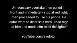 Cyclist road rage at driver after unnecessary overtake