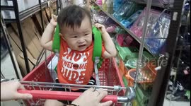 Apparently this toddler hates to School