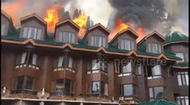 Famed tourist site in north Kashmir burns down in massive fire