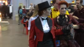 Vampire Ball at Starcon Halloween Show in LenExpo, St Petersburg, Russia