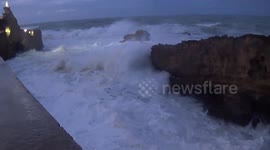 Storm Amelie pummels France with high winds and heavy rains