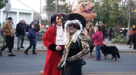 Halloween celebration in Woodstock,NY