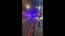 Moped chase leads to crash in Holloway Islington