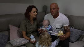Meet the premature baby delivered at home by his quick-thinking dad who used his SHOELACE to save his life