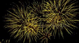 Spectacular fireworks display lights up night sky over Blackpool in England
