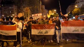 Iraq refugees in Greece stand in solidarity following deadly protests in Baghdad