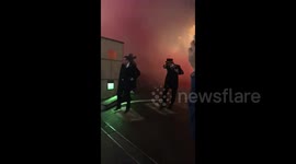 Ajax fans at the Ajax football teams hotel london