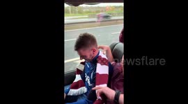 Rangers football fan travels to game with rival supporters after missing his bus