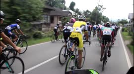 Highlights from Indonesia's Tour de Singkarak pro cycling race