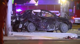 MCI Crash with Parties Trapped Involving Four Vehicles Sends Five to the Hospital with at Least One Critical