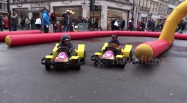 Karting fun at Kids Zone of Regent Street Motor Show 2019