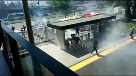 Police in Chile attack university with tear gas