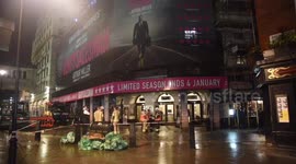 Collapse of the Roof At The Piccadilly Theatre In Central London