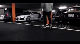 Audi R8 race test