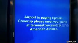 San Diego airport displays message 'paging Epstein Coverup' amid recent controversy