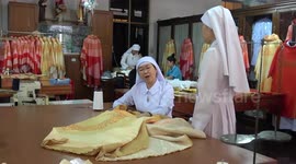 Catholic nuns working non-stop to prepare silk robes for Pope's visit to Thailand