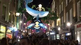 Carnaby Street is rocking around with eco friendly Christmas Lights 2019 switch on