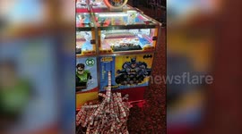 'I couldn't believe my luck!' UK man wins thousands of tickets on arcade machine