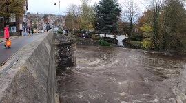 Flooding in Matlock Derbyshire
