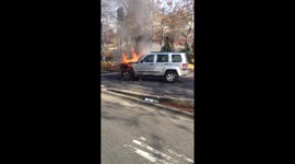 11/08/2019 12:07pm Vehicle on Fire at NE Holladay & NE 13th in Portland, Oregon
