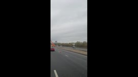 Lorry overturned m1 north j19 8/11/19 11.00am