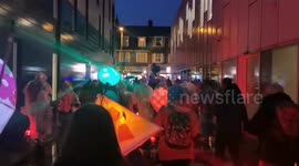 East london take part in lantern parade for guy fawkes night