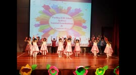 Dancing by kindegarten kids