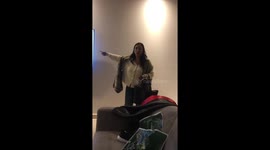 Hilarious moment Mexican mom gets mad over fake broken screen