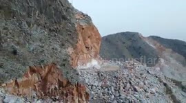 ROCKS BLASTING FOR MARBLES STONE BUSINESS