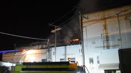 Commercial Building Fire, Strong, Pennsylvania