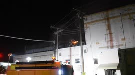 Commercial building fire Strong, Pennsylvania