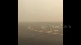 Did this plane land itself? Video shows near-zero visibility due to New Delhi toxic smog