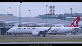 British Airways Embraer 190 Too Sharp Turn on Taxiway for Single Engine