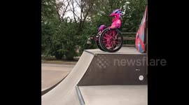 Talented six-year-old girl in wheelchair is WCMX rising star