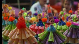 Loy Krathong Festival 2019, at Pathumthani, Thailand.