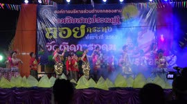 Loy Kratong festival 2019 at Pathumthani, Thailand.