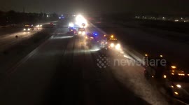 Snow ploughs clear highway as significant snowfall hits Ontario