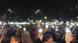 Catalonia separatists march through Barcelona and burn effigies.
