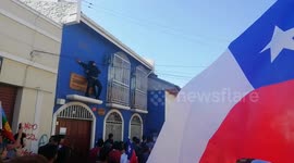 Hilariously odd 'sensual' Batman dances during protest in Chile
