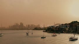 Sydney landmarks shrouded in haze due to bushfires