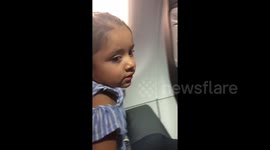 Newsflare Edit - Daughter Prays on plane - do you see grandma?