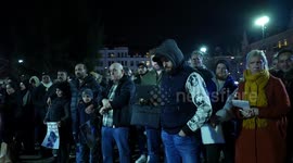 Protest against gun violence in Malmo after 15-year-old shot dead outside pizzeria