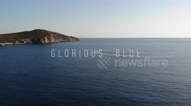 Glorious Blue Greek Waters 4k