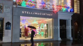 Stella McCartney Shop Lights Up For Christmas