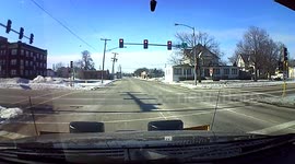 Bad accident caught on dashcam